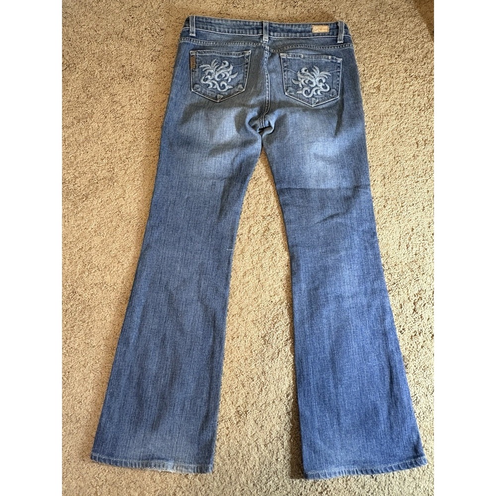 Paige Jeans Women's Size 29 Hollywood Hills‎ Bootcut Made in USA Blue Denim 90's - Picture 9 of 9